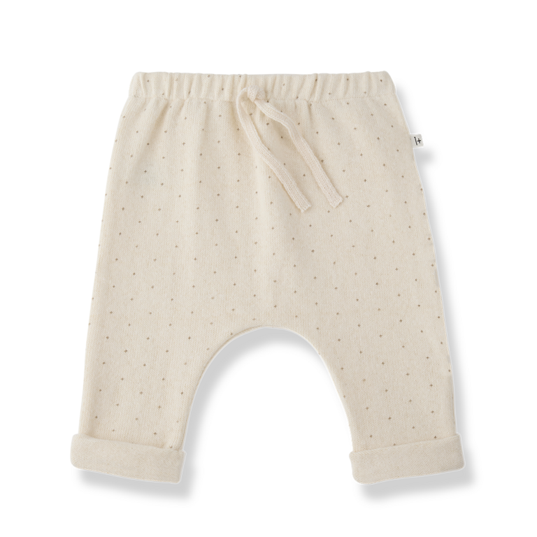 1+ in the family 1+ IN THE FAMILY broek baby Anglet Ecru