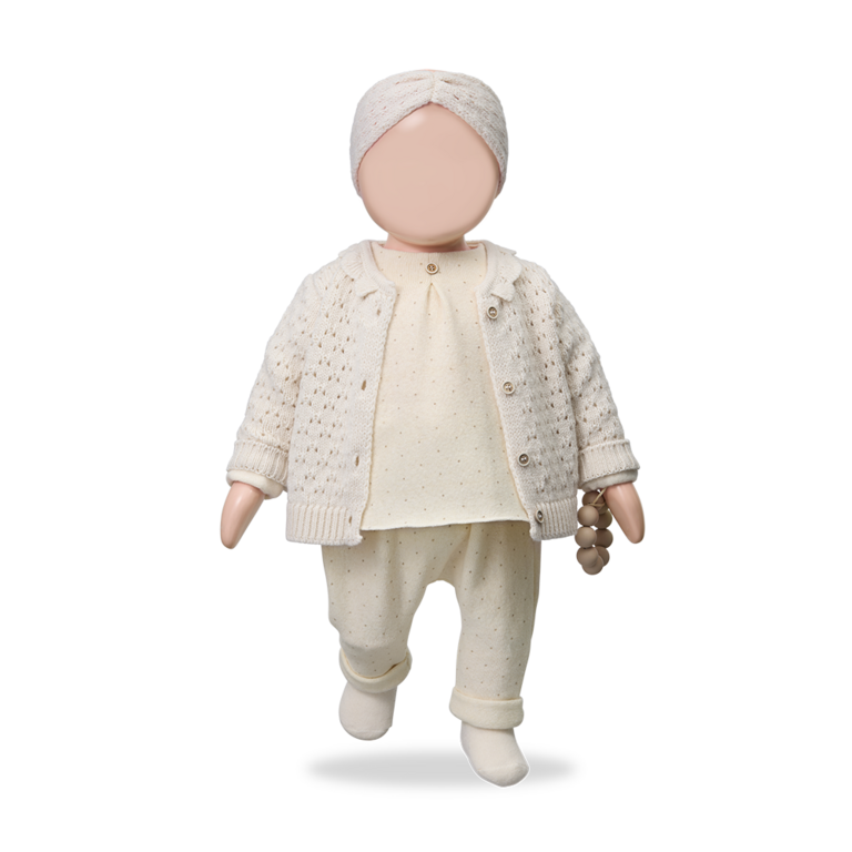 1+ in the family 1+ IN THE FAMILY broek baby Anglet Ecru