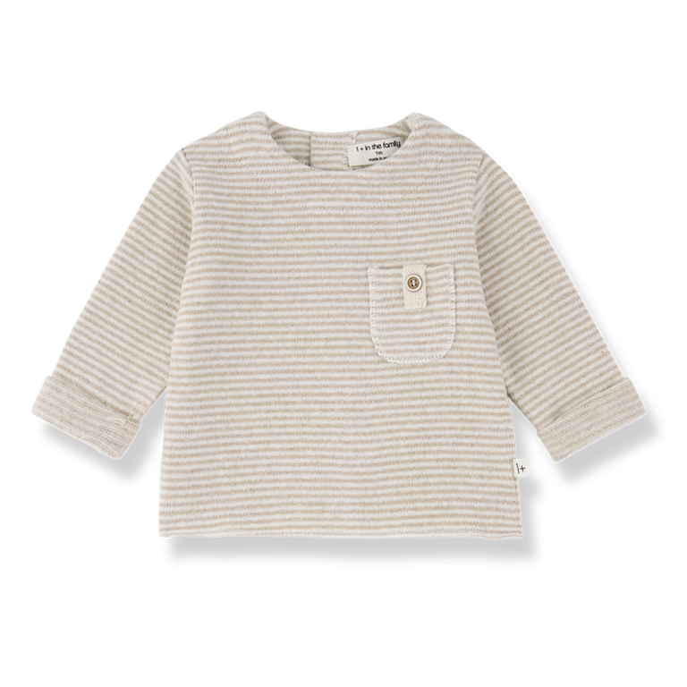 1+ in the family 1+ IN THE FAMILY T-shirt baby Belfort Beige