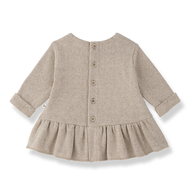 1+ in the family 1+ IN THE FAMILY jurk baby Giverny Beige