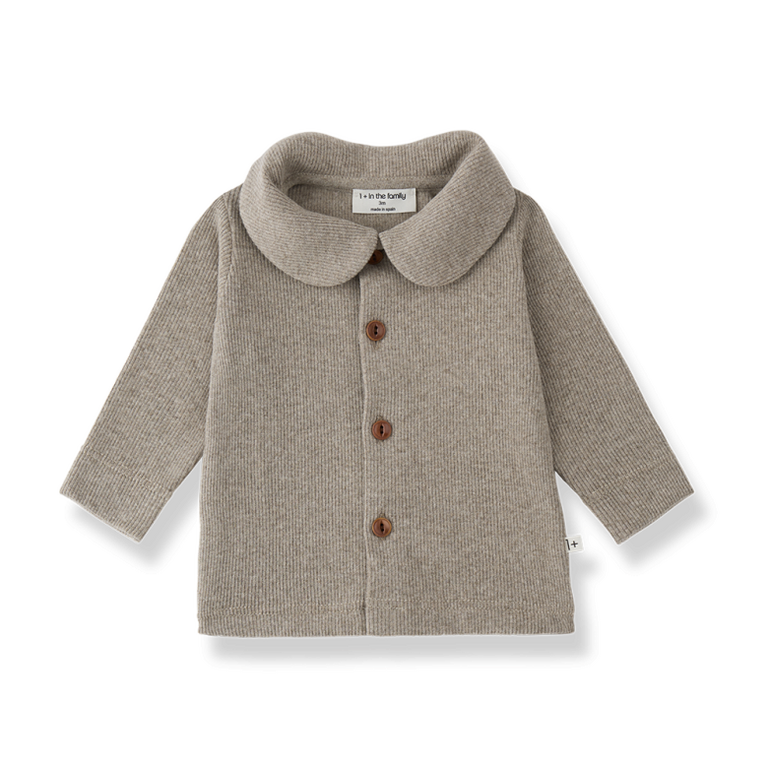 1+ in the family 1+ IN THE FAMILY T-shirt Mantova Canapa (taupe melange)