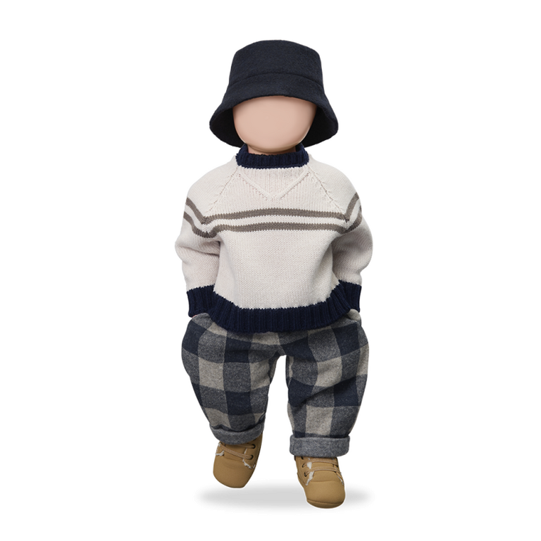 1+ in the family 1+ IN THE FAMILY broek Firenze Blue (blauw)
