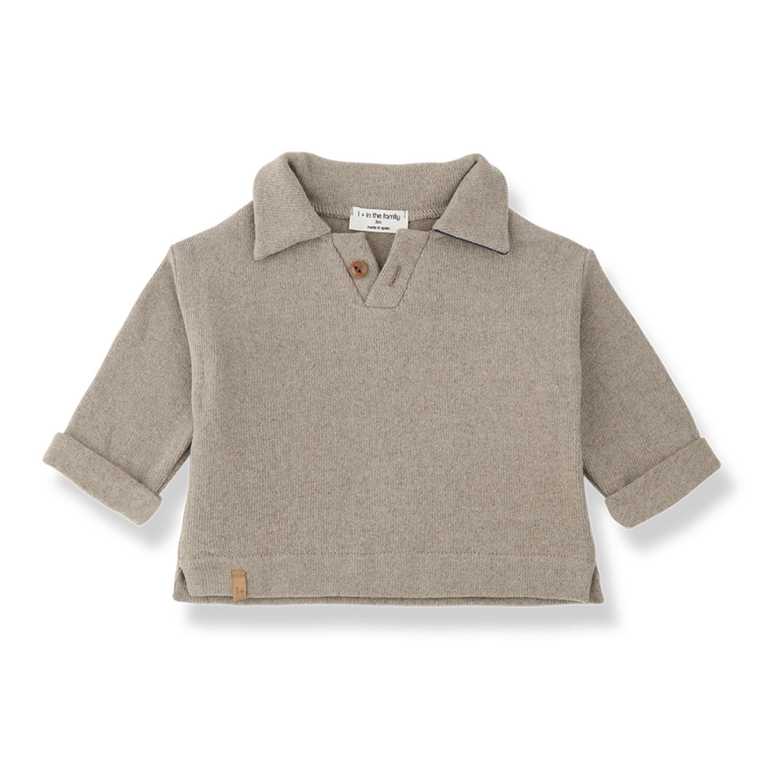 1+ in the family 1+ IN THE FAMILY sweater Monterosso Canapa (taupe melange)