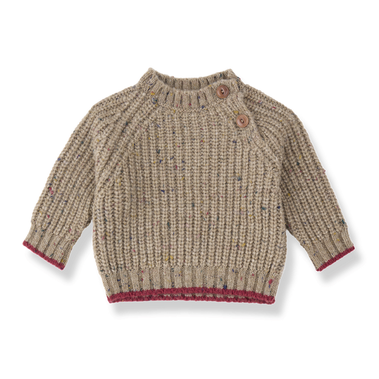 1+ in the family 1+ IN THE FAMILY sweater Maligne Canapa (taupe melange)