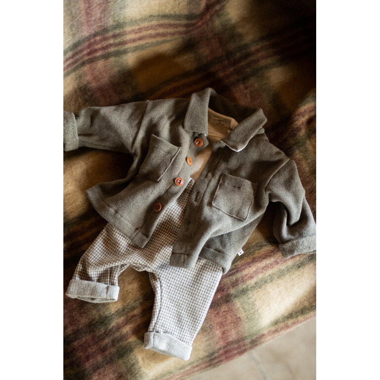 1+ in the family 1+ IN THE FAMILY T-shirt baby Pesaro Rice (gebroken wit)