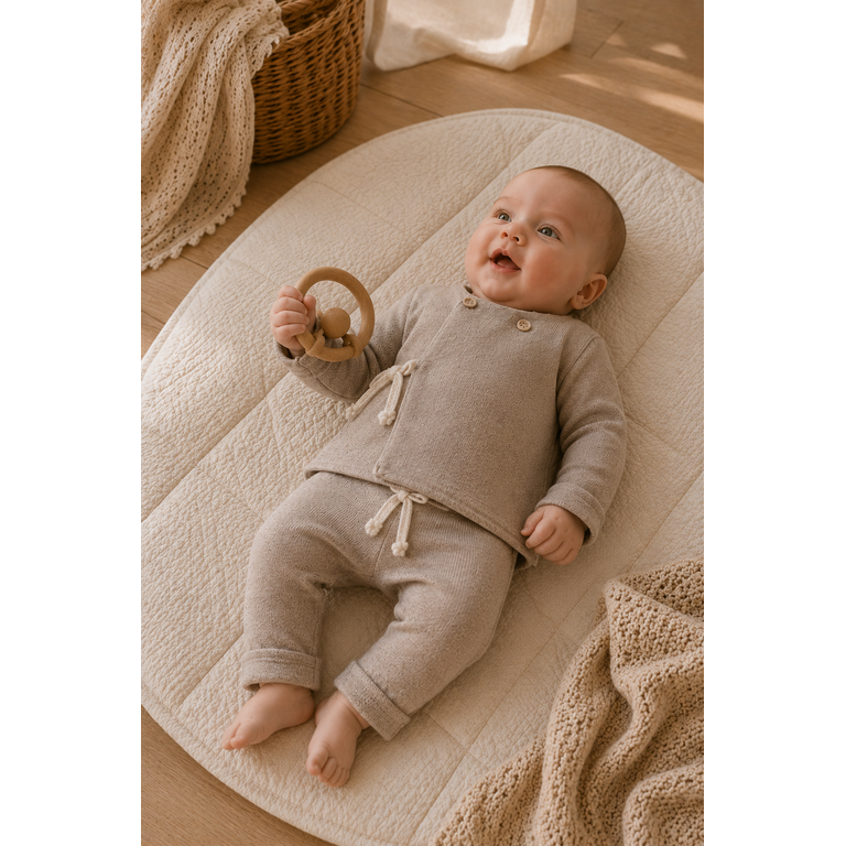 1+ in the family 1+ IN THE FAMILY T-shirt baby Pessac Beige