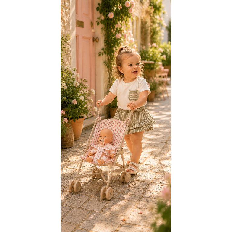 Levv LEVV shirt meisje Beike T-shirt White Marble wit marmerprint
