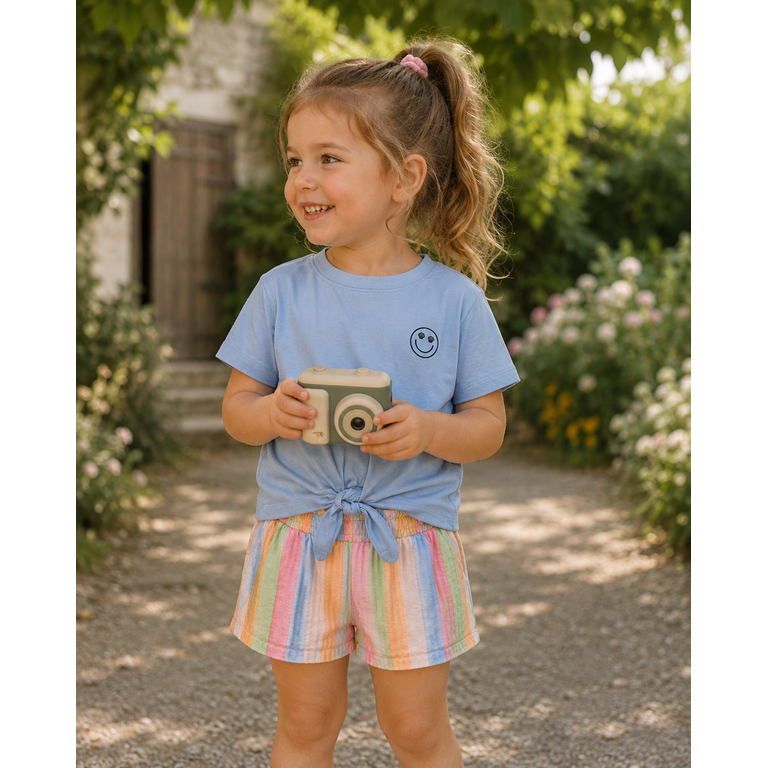 The New The New korte broek meisje Trace Shorts Multi Striped (meerkleurig gestreept)