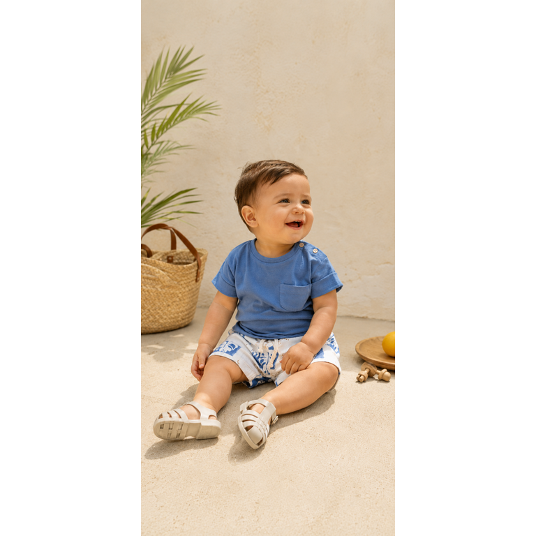 PLAY UP PLAY UP T-shirt kind Lisboa (blauw)