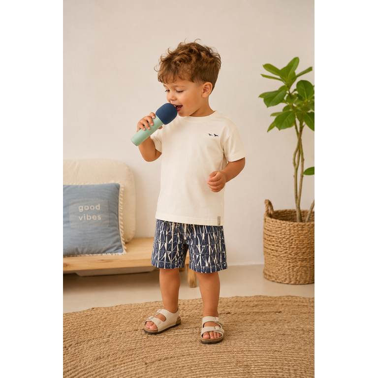 Levv LEVV shirt jongen Baran T-shirt Soft White wit