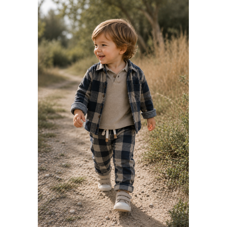 1+ in the family 1+ IN THE FAMILY blouse Modena Blue (blauw)