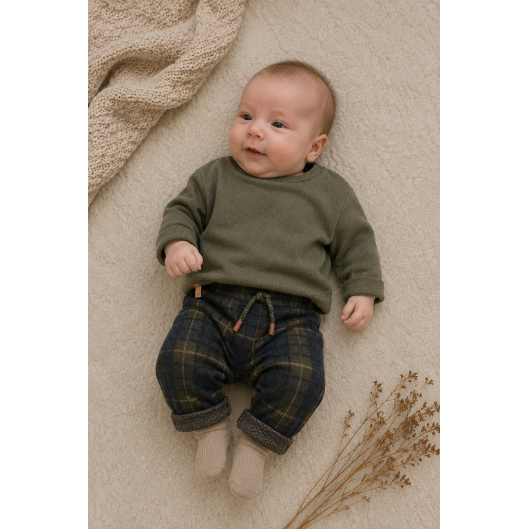 1+ in the family 1+ IN THE FAMILY broek Churchill Blue (blauw)
