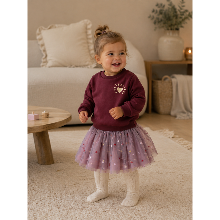 The New THE NEW rok meisje Vadia Mesh Elderberry lila/roze
