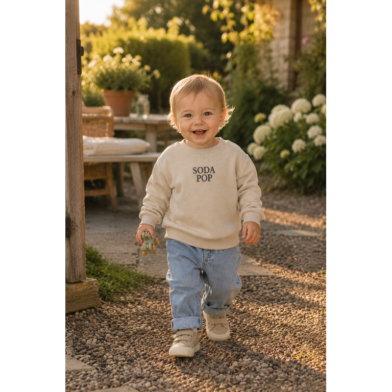 The New THE NEW sweater jongen Valter Humus (zand)