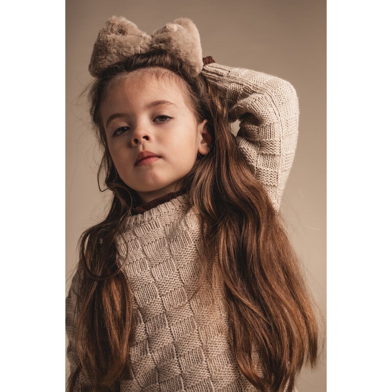 Baje Studio BAJE sweater meisje Veza Beige