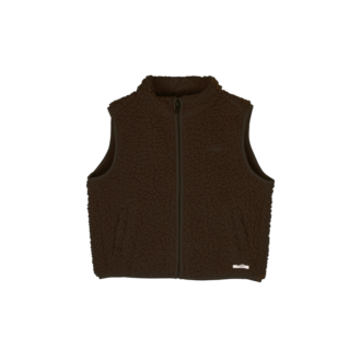 Baje Studio Myso | Gilet | Brown choco