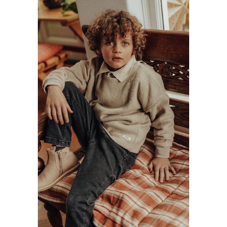 Baje Studio BAJE jeans jongen Jones Grey Steel (donkergrijze denim)