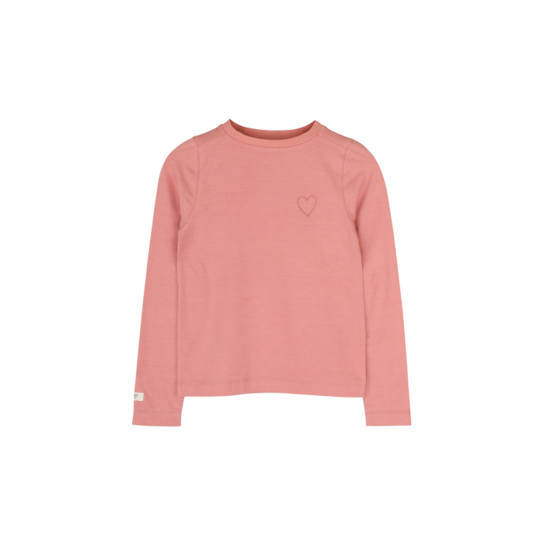 Labo de Colores LABO DE COLORES longsleeve shirt meisje Luane Rose Salmon (zalmroze)