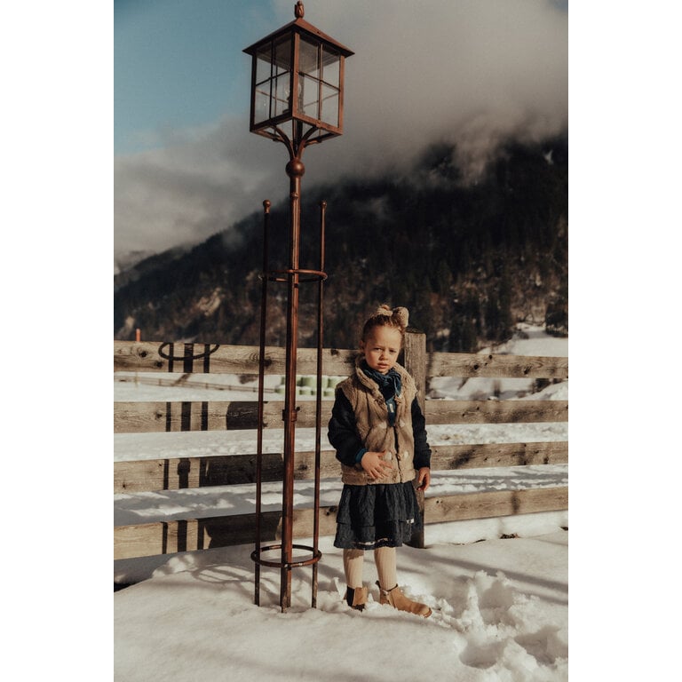 Baje Studio BAJE teddy gilet meisje Meddox Taupe Light (lichttaupe)