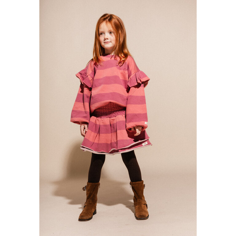 Labo de Colores LABO DE COLORES sweater trui meisje Laella Rose Salmon (zalmroze)