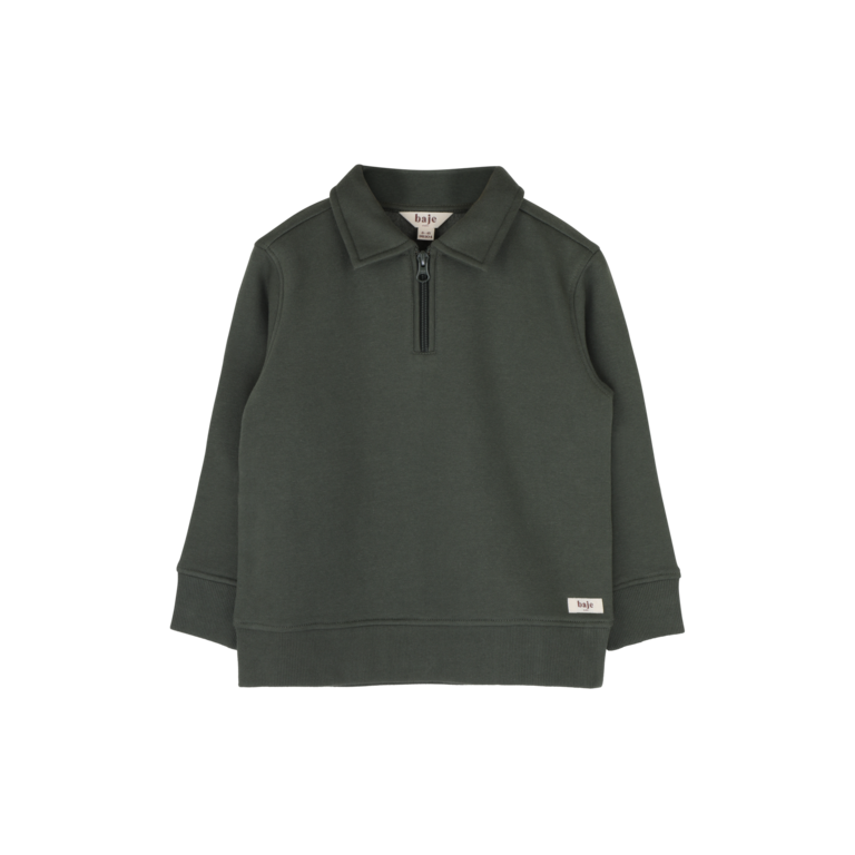 Baje Studio BAJE polo sweater jongen Cooper Green Agave (olijfgroen)