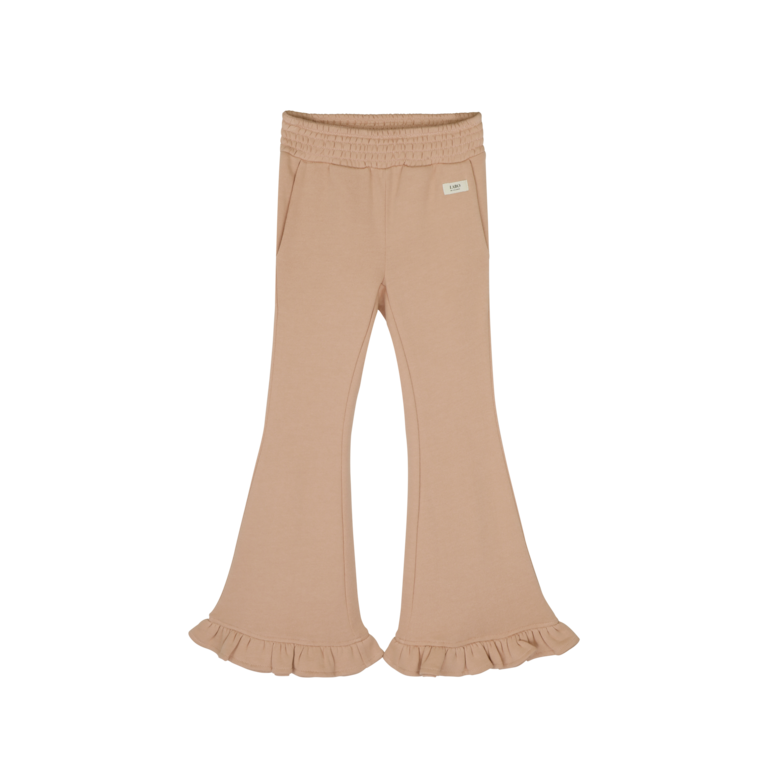 Labo de Colores LABO DE COLORES flared broek flare broek meisje Lexa Taupe