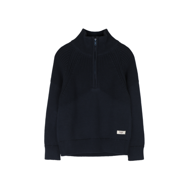 Baje Studio BAJE gebreide sweater jongen Seward Blue (donkerblauw)