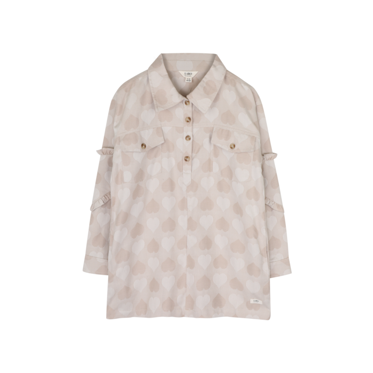 Labo de Colores LABO DE COLORES jurk dress meisje Lilia Taupe