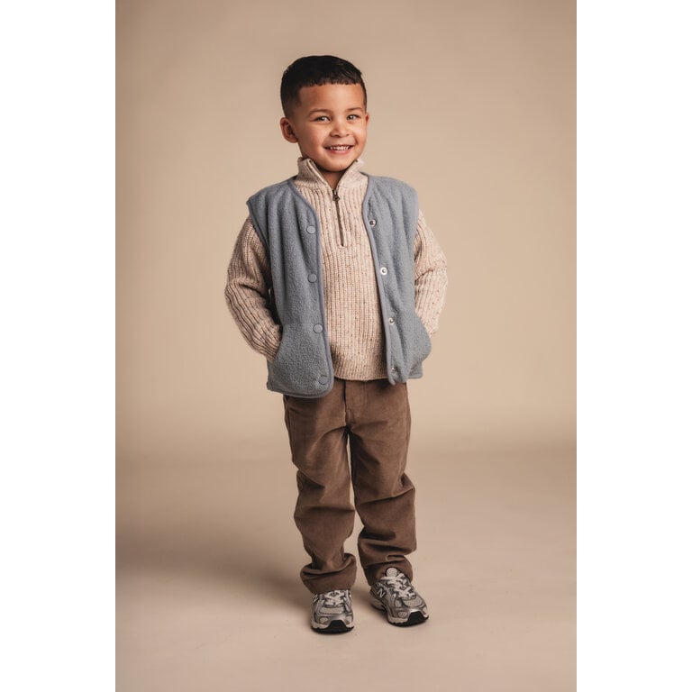 Baje Studio BAJE corduroy broek jongen Fos Taupe