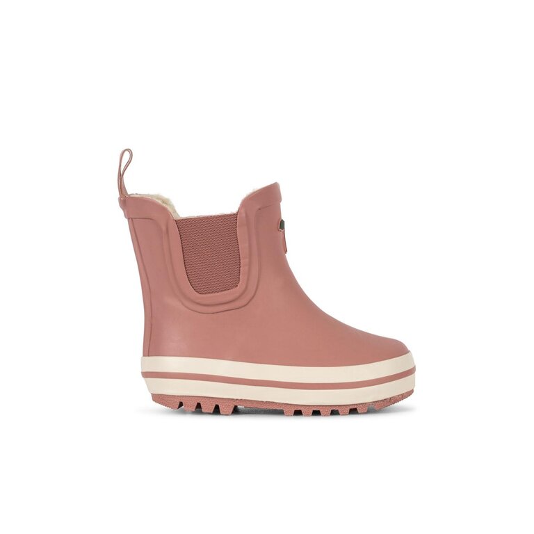Konges Sløjd KONGES SLØJD regenlaarzen kind Roi Rain Boot Low Cameo Brown (oudroze)