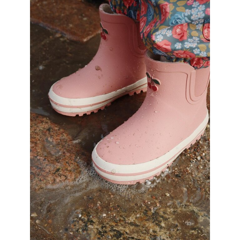 Konges Sløjd KONGES SLØJD regenlaarzen kind Roi Rain Boot Low Cameo Brown (oudroze)
