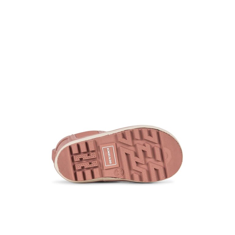 Konges Sløjd KONGES SLØJD regenlaarzen kind Roi Rain Boot Low Cameo Brown (oudroze)