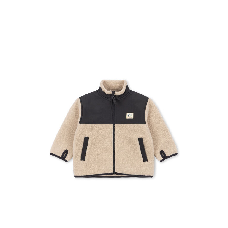 Konges Sløjd KONGES SLØJD fleecejas fleecevest kind Flynn Fleece Jacket GRS Oxford Tan (beige)