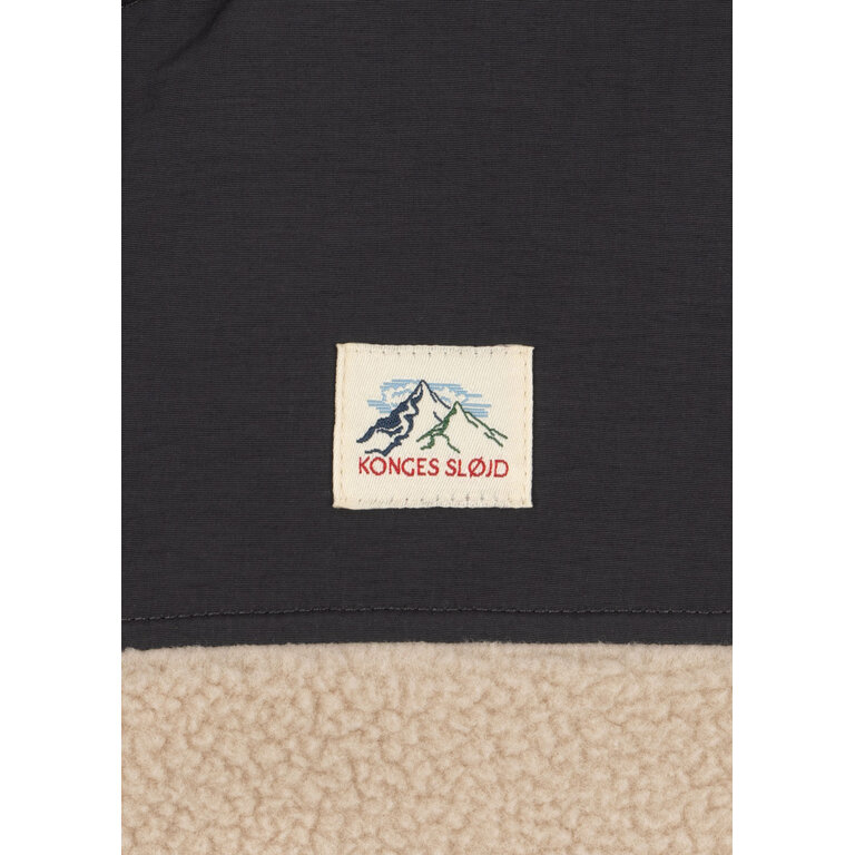 Konges Sløjd KONGES SLØJD fleecejas fleecevest kind Flynn Fleece Jacket GRS Oxford Tan (beige)