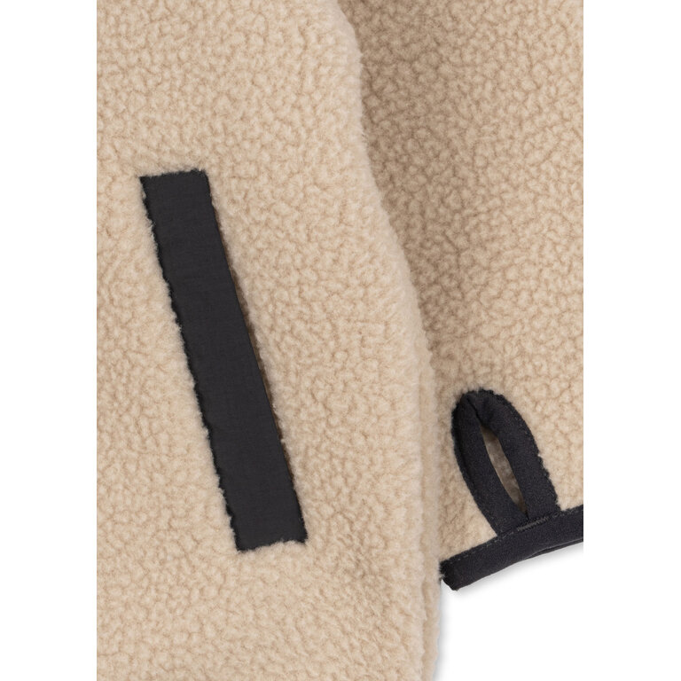 Konges Sløjd KONGES SLØJD fleecejas fleecevest kind Flynn Fleece Jacket GRS Oxford Tan (beige)