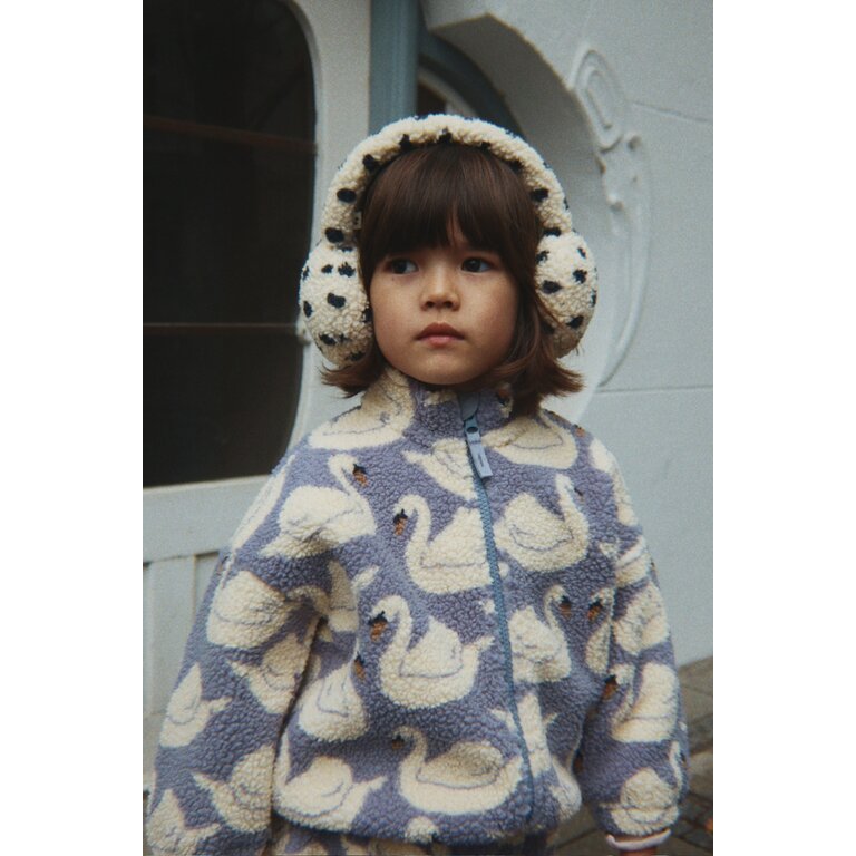 Konges Sløjd KONGES SLØJD teddyjas kind Jody Teddy Jacket GRS Swan zwaan (gebroken wit)