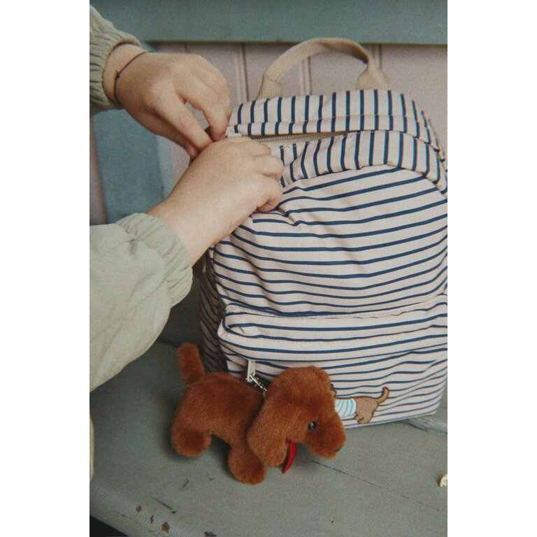 Konges Sløjd KONGES SLØJD rugzak kind Nohr Mini Backpack Stripe La Mer teckel gestreept (beige)