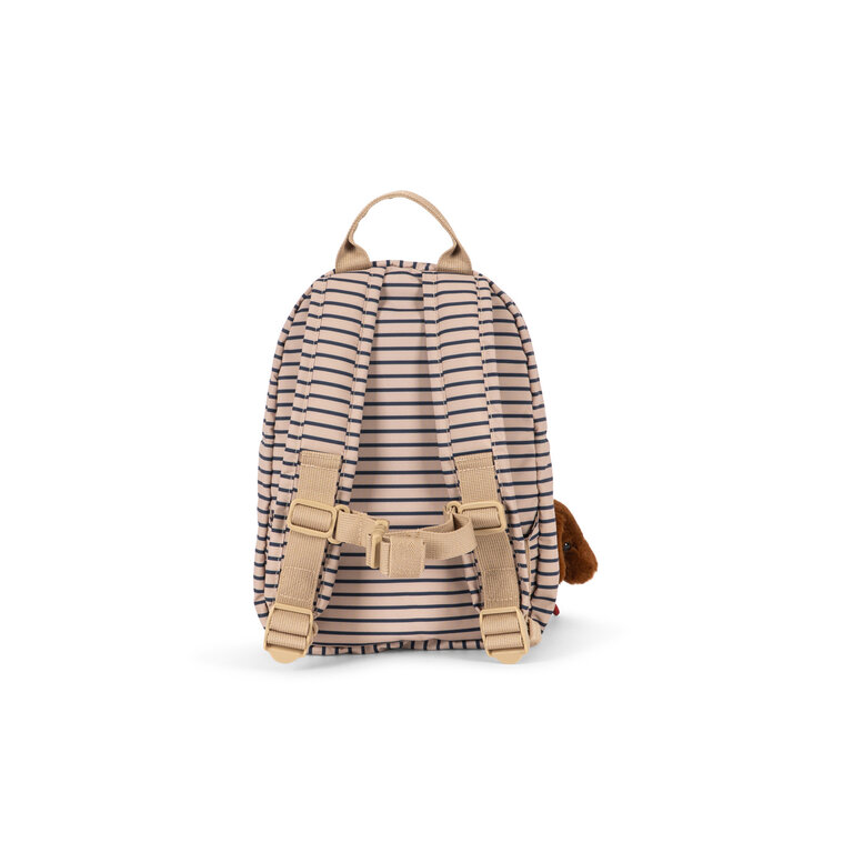 Konges Sløjd KONGES SLØJD rugzak kind Nohr Mini Backpack Stripe La Mer teckel gestreept (beige)