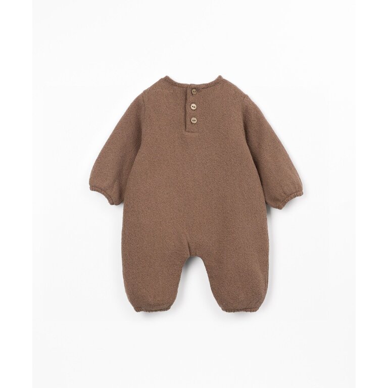 PLAY UP PLAY UP jumpsuit pak baby Jersey Tufting Brown (bruin)