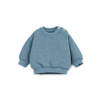 PLAY UP Fleece Sweater | Cyanotype | Blue