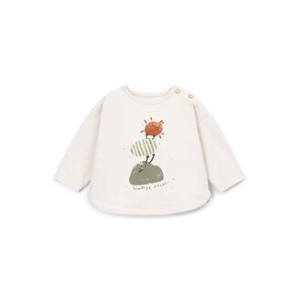 PLAY UP Jersey LS T-Shirt | Sketches | Ecru