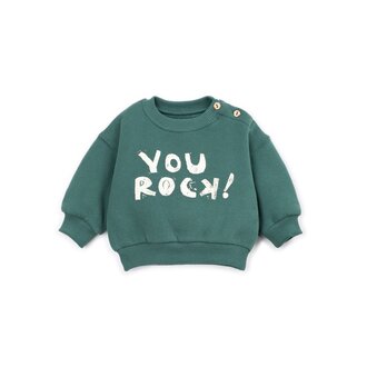 PLAY UP Fleece Sweater | Fiber | Green