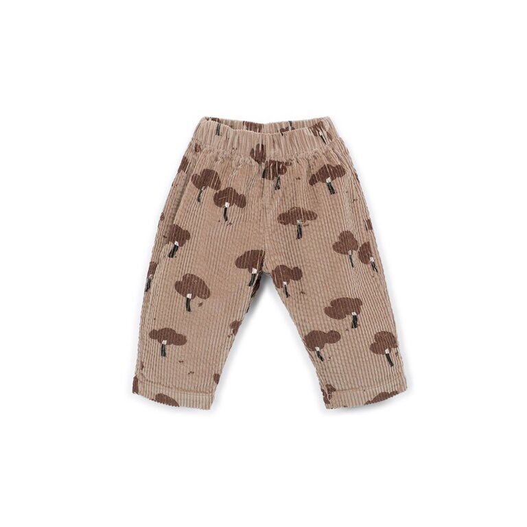 PLAY UP PLAY UP corduroy broek ribbroek kind Printed Drawing Brown (bruin)