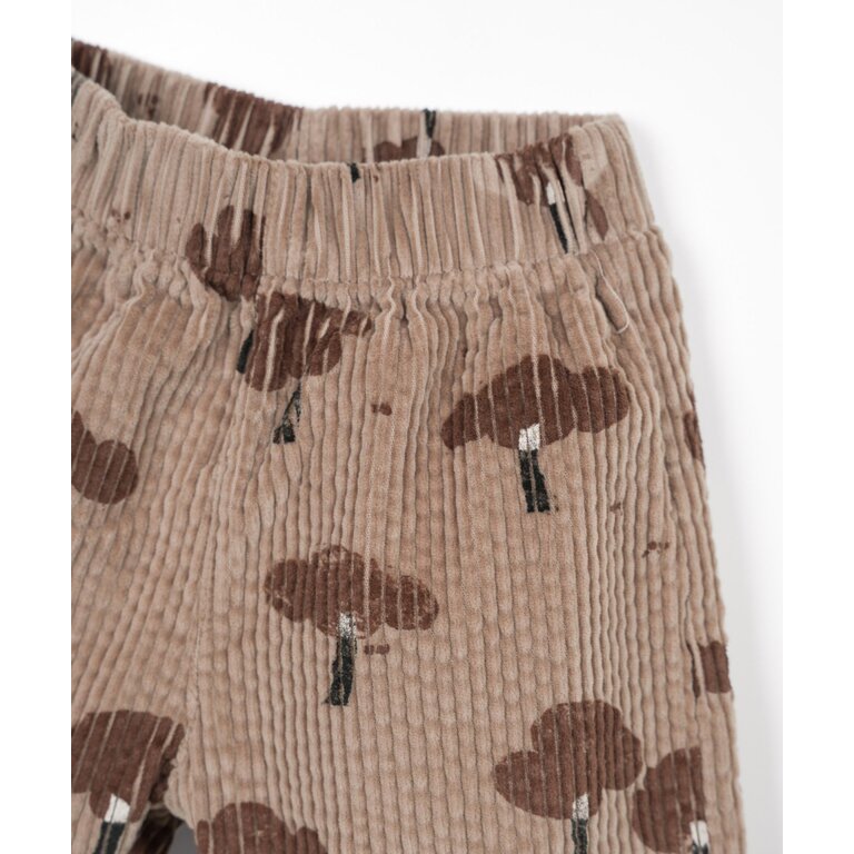 PLAY UP PLAY UP corduroy broek ribbroek kind Printed Drawing Brown (bruin)