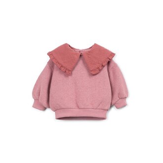 PLAY UP Fleece Sweater | Yarn | Pink