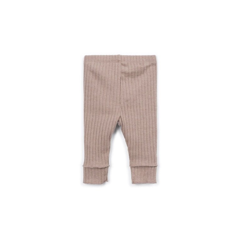 PLAY UP PLAY UP rib legging meisje Drawing Taupe