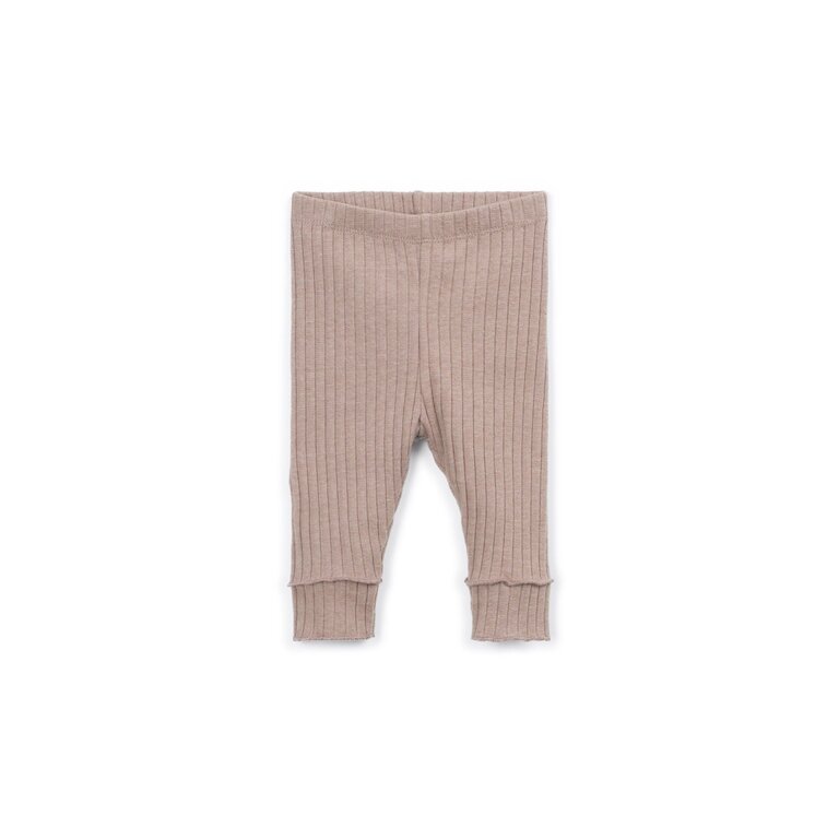 PLAY UP PLAY UP rib legging meisje Drawing Taupe