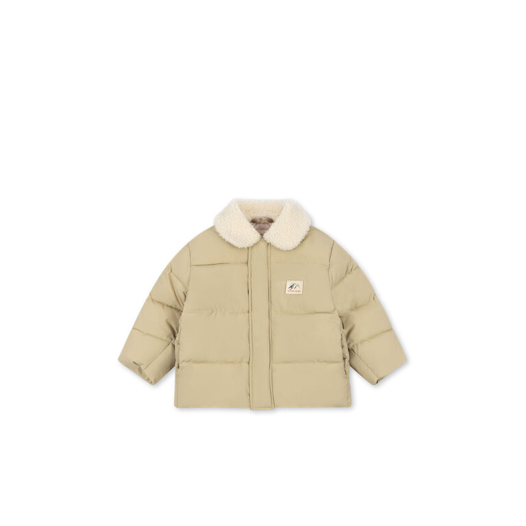 Konges Sløjd KONGES SLØJD winterjas kind Alpi Collar Jacket GRS Pale Olive Green (licht olijfgroen)