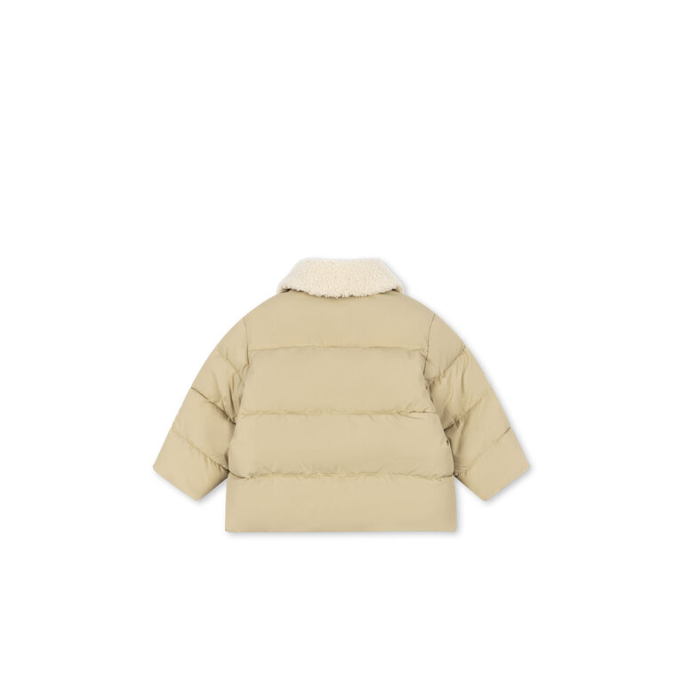 Konges Sløjd KONGES SLØJD winterjas kind Alpi Collar Jacket GRS Pale Olive Green (licht olijfgroen)