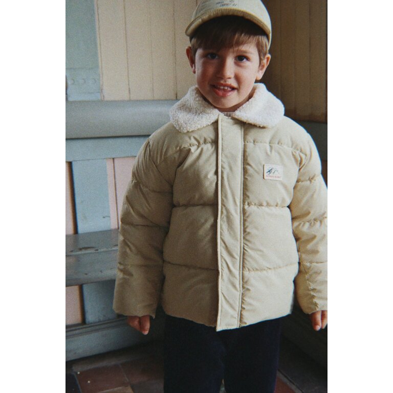 Konges Sløjd KONGES SLØJD winterjas kind Alpi Collar Jacket GRS Pale Olive Green (licht olijfgroen)